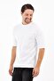 Unisex Cotton Crew Neck White Oversize T-shirt