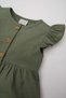 Baby Girl Short Sleeve Flame Poplin Dress Z7402A225Sm - 3