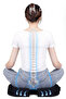 Visco Cocix Sitting Cushion Visko Orthopedic Lumbar Coccyx Cushion Seat Cushion - 2