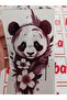 Cute Panda Sticker Colorful Print Baskes 1 Piece 17X9 cm - 3