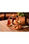 Two Tier Bamboo Presentation Rack - Cookie Rack Treat Breakfast Presentation Rack - 2 Tier Bamboo Presentation Rack Round - 2