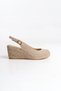 Wedge Heel Espadrille Made of Linen Woven Fabric 33-34-35 to Number 41-42-43-44-45 - 2