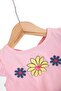 6-9-12-18-24 Months Baby Set Summer Floral Printed Short Meat - 3