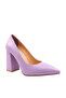 Hobby/Disparita 25305 Thick Heeled Genuine Leather Stiletto - 2