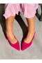 MARIA Fuchsia Calf Suede Heeled Sandals Shoes - 2