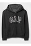 V-Frch Exc Herıtage Fz Hoodie Hooded Zipper Women's Sweatshirt Dark-Gray - 2