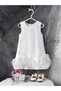 Satin rose detail dress