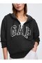 V-Frch Exc Herıtage Fz Hoodie Hooded Zipper Women's Sweatshirt Dark-Gray - 3