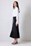 Pleated Skirt with Elastic Waist - 4
