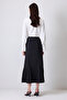 Pleated Skirt with Elastic Waist - 5