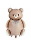 Retro Brown Bear Birthday Set - Balloons and Banner 4 Years Old - 3
