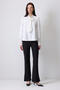 Chiffon Pleated Scarf Collar Bluz - 3