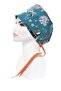 Standard Monkey Forest Patterned Surgical Bonnet Doctor Nurse Healthcare Bonnet - 2