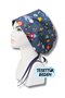Hijab Size Navy Blue Space Surgical Cap Doctor Nurse Health Worker Hospital Cap