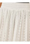 Lace A-Line Maxi Dress with Elasticated Waistband - 3