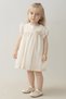 Baby Girl Dress Girl's Dress Birthday Party Wedding Linen Short Sleeve Lined Dress