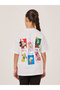 Mickey and Friends Character Print Oversized T-Shirt