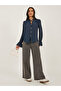 Self Design Button Down Top with Tie Detail - 2