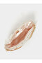Embellished Shoulder Bag with Zip Closure - 4
