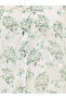 Floral Print Oversized Spread Collar Shirt - 3