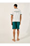 Slogan Print Round Neck T-Shirt and Shorts Pyjama Set - 4