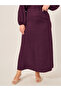 Plus Size Textured Maxi Skirt - 2