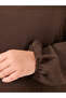 Plus Size Solid Long Sleeve Top - 3