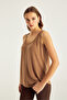 Sleeveless Knitted Blouse