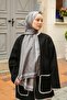 Premium Lux Original Monogram Shawl (Silk Voile, High Quality, Lightweight, Casual, Stylish, Testure Clothing) - 2