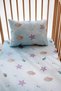 Single , Children's Fitted Sheet Set, 100% Cotton Satin - Little Mermaid - 7