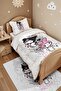 Cool Kuromi and Confused My Melody Patterned Single Quilt and Pillowcase - 4