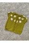 Hand Knitted Flower Embroidered Girl's Vest - 2