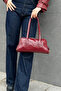 Women's Zippered Faux Leather Single Compartment Hand, Arm and Shoulder Bag - 3