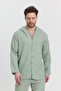 MUSLIN HOODED MEN'S SHIRT - 4010 - 6
