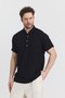 Muslin Collar Half Placket Shirt - 4020 - 4