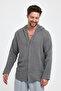 MUSLIN HOODED MEN'S SHIRT - 4010