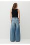 Erica Iconic Light Blue Shiny Jean Trousers 1010720 -87992 - 4
