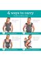 Flip Advanced 4-In-1 Convertible Baby Carrier with Padded Shoulder Pads and Wonder Cover Bib - 2