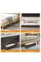 2-Piece Under-Bed Storage Box with Wheels, Space-Saving for Clothes Blankets Shoes - 5