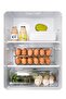 24 Egg Capacity Stackable Clear Egg Holder with Lid for Refrigerator Egg Storage - 6