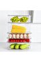 24 Egg Capacity Stackable Clear Egg Holder with Lid for Refrigerator Egg Storage - 7