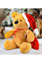 55 cm My Rose Teddy Bear Santa Claus Plush Teddy Bear with Cape - 4