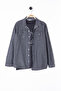 Smoked Crew Neck T-Shirt Boys' Jean Shirt with Chest Pocket 20081 - 2