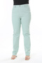 Women's Plus Size Green High Waist 5 Pockets Lycra Gabardine Pants 65N38731 - 3