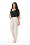 Women's Plus Size Stone High Waist 5 Pockets Lycra Gabardine Pants 65N38731 - 6