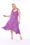 Summer Strap Combed Cotton Asymmetrical Cut skirt Large Size Dress - 6