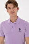 Men's Lilac Slim Fit Polo Neck Basic T-Shirt 50305929-VR034 - 3