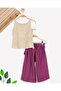 Stylish Set - Girl's Correct Summer Clothes with Blouse for Ages 2-3-4-5-6 - 6