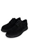 Men's Genuine Leather Black Suede Casual Shoes - 5