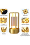 LED Rechargeable Desk Lamp Atmosphere Light, Cross Desk Lamp Night Light, Infinite 3-Tone Lighting - 4